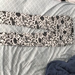 Stretchy floral pants